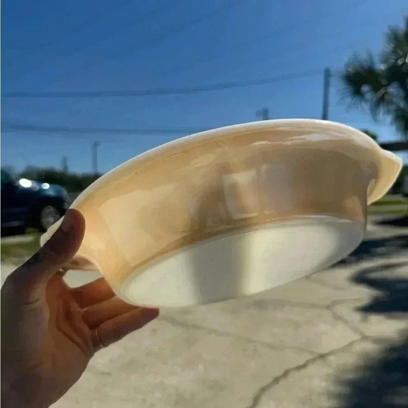 Vintage Lusterware Fire King Casserole Dishes - Set of 2 - Picture 2 of 4